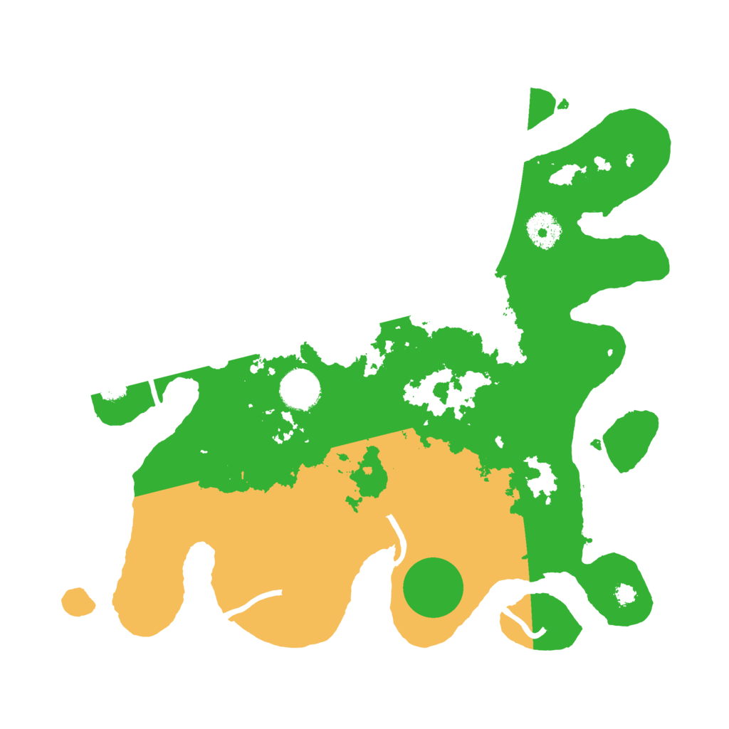 Biome Rust Map: Procedural Map, Size: 3200, Seed: 1922869242