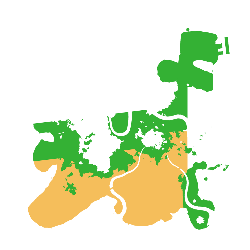 Biome Rust Map: Procedural Map, Size: 3000, Seed: 6147