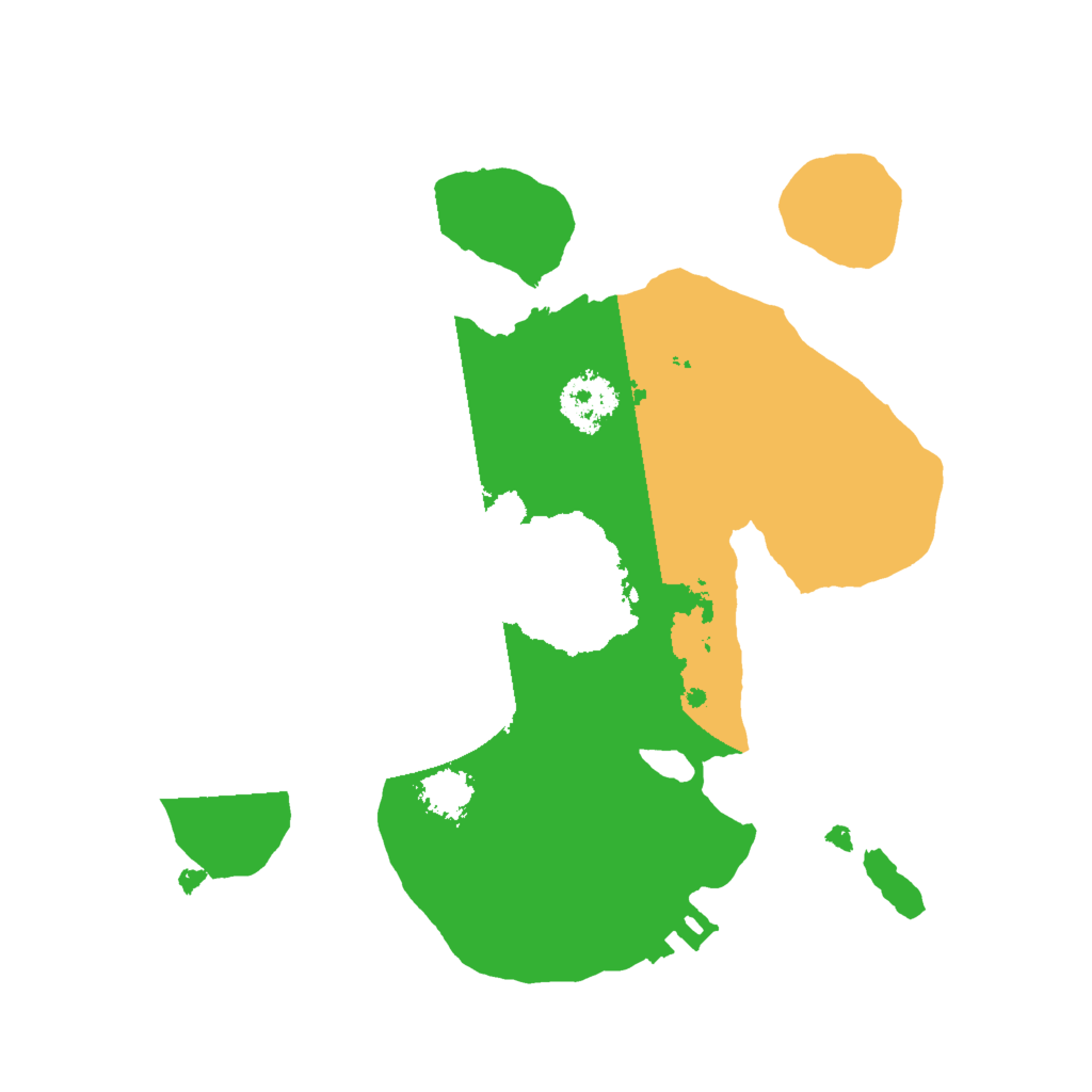 Biome Rust Map: Procedural Map, Size: 2000, Seed: 4305