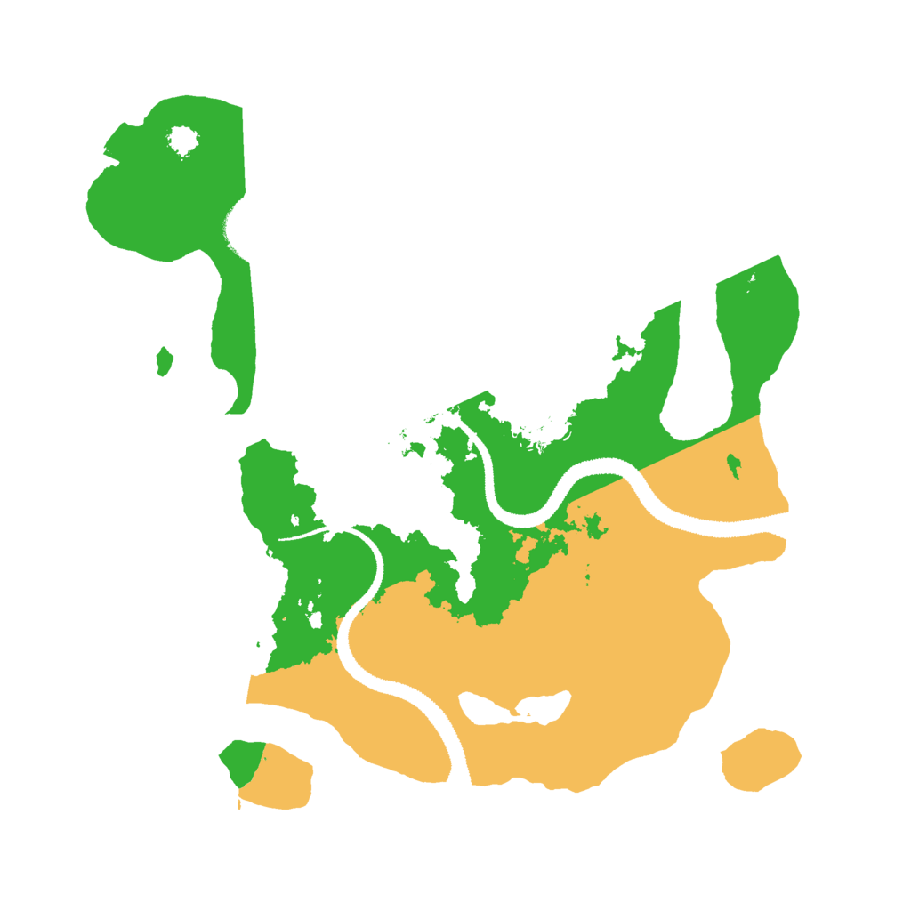 Biome Rust Map: Procedural Map, Size: 2800, Seed: 126