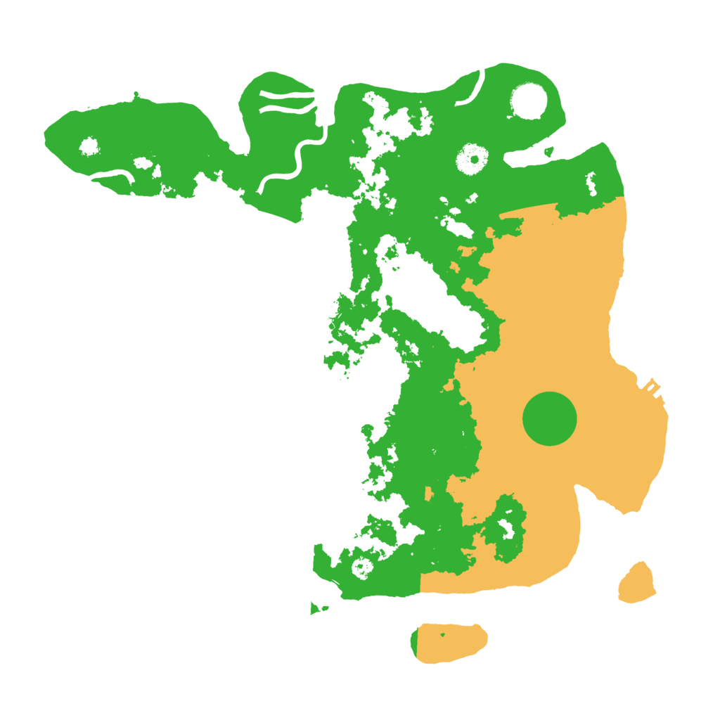 Biome Rust Map: Procedural Map, Size: 3500, Seed: 1870418419