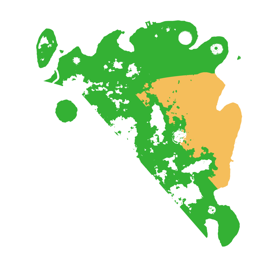 Biome Rust Map: Procedural Map, Size: 3500, Seed: 9779656