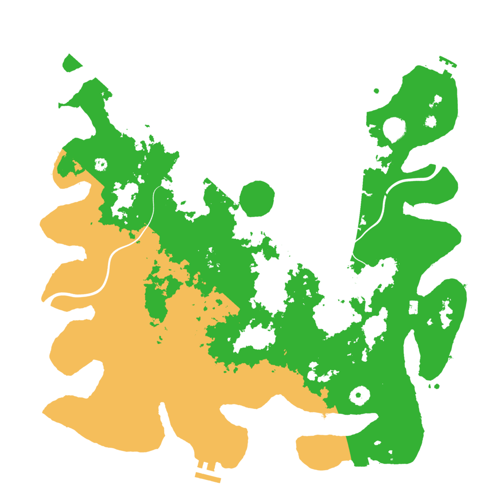 Biome Rust Map: Procedural Map, Size: 3900, Seed: 145678