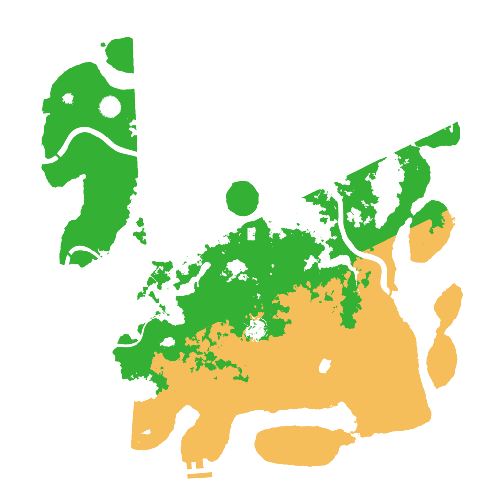 Biome Rust Map: Procedural Map, Size: 4100, Seed: 284378816