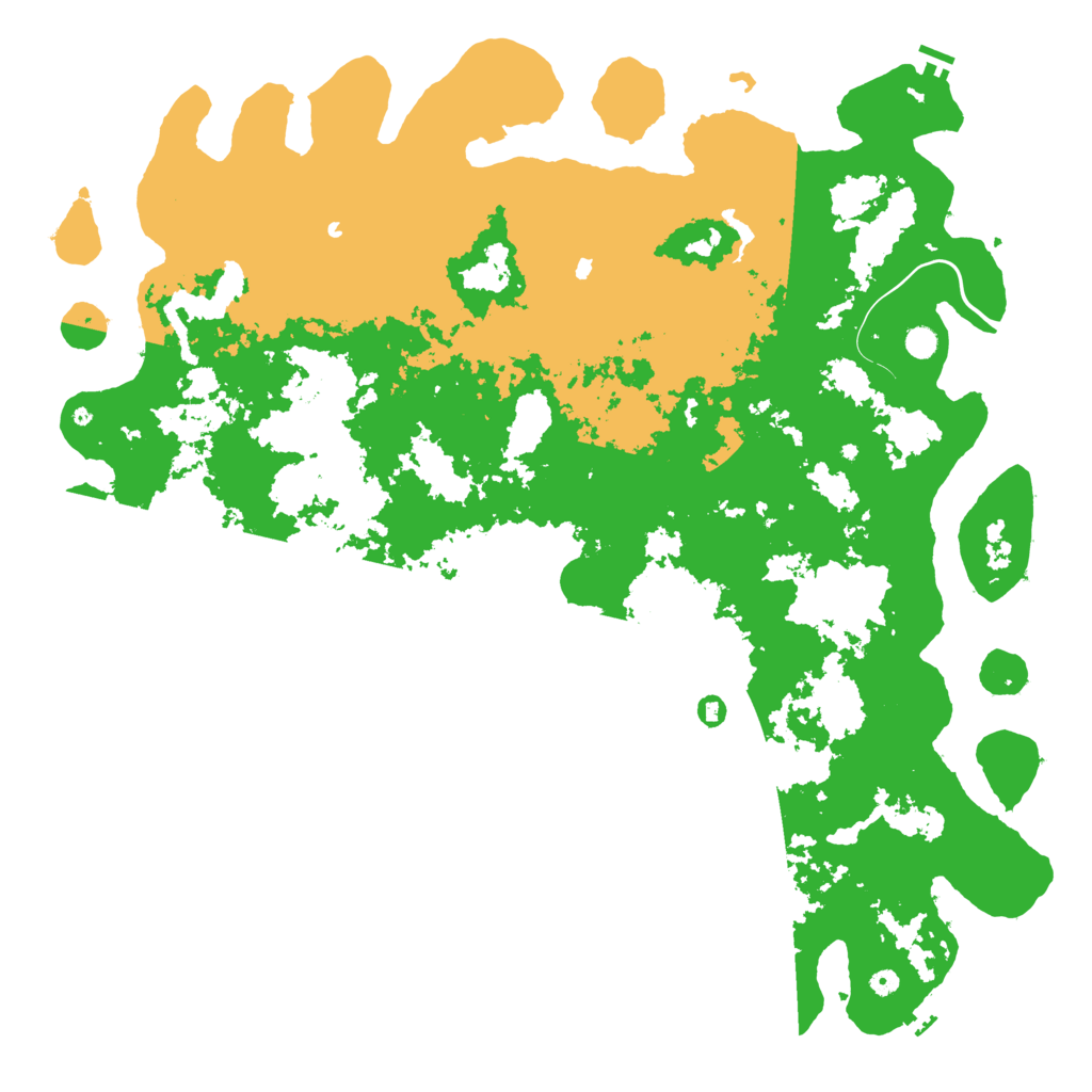 Biome Rust Map: Procedural Map, Size: 6000, Seed: 2078315595