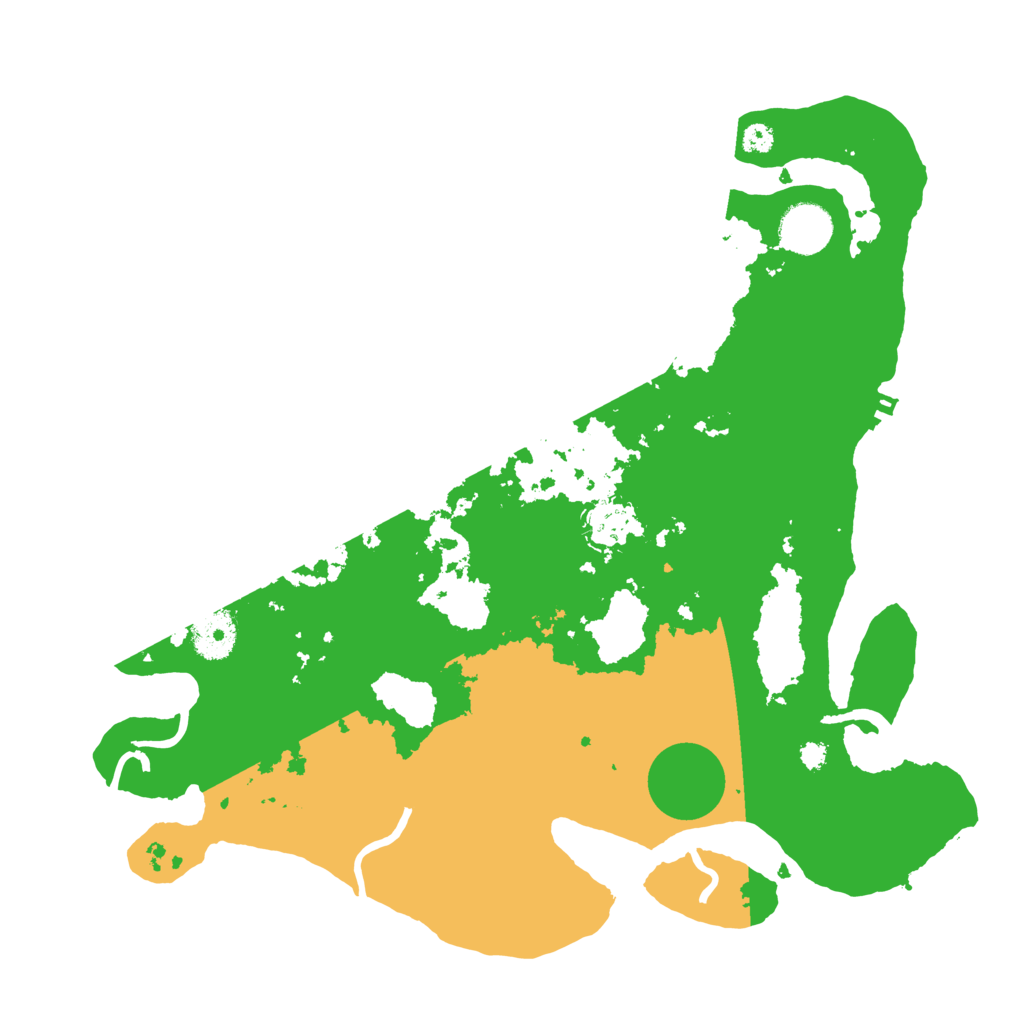 Biome Rust Map: Procedural Map, Size: 3500, Seed: 1289319495