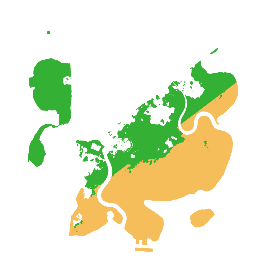 Biome Rust Map: Procedural Map, Size: 3000, Seed: 184528096