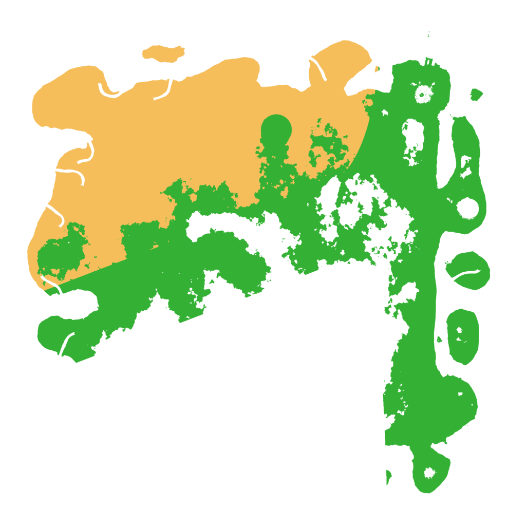 Biome Rust Map: Procedural Map, Size: 4500, Seed: 17434