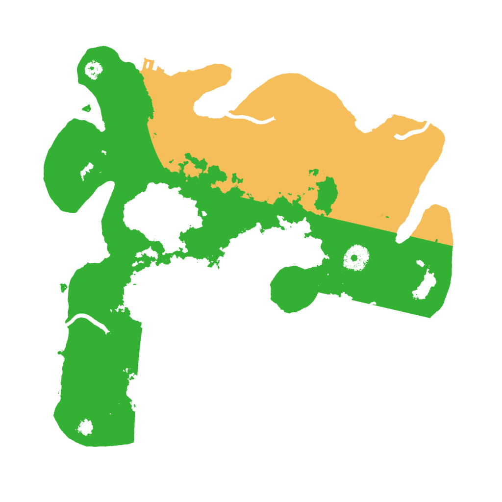 Biome Rust Map: Procedural Map, Size: 3000, Seed: 28048