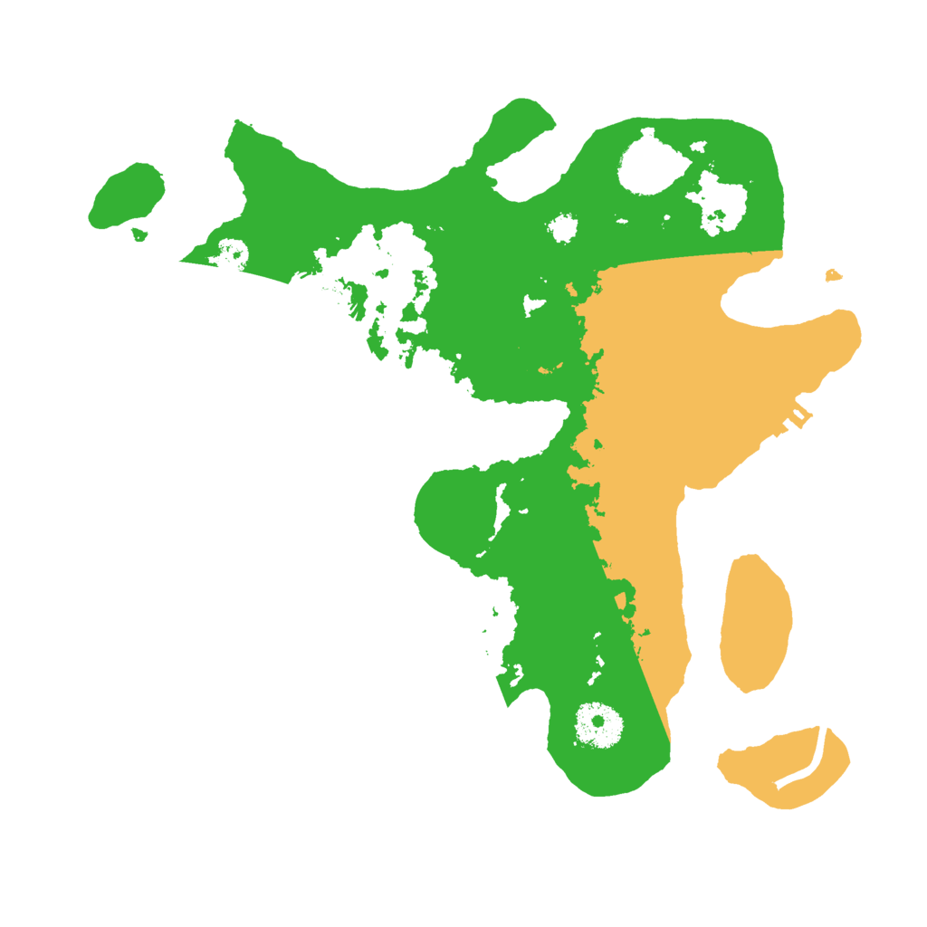 Biome Rust Map: Procedural Map, Size: 3000, Seed: 29651