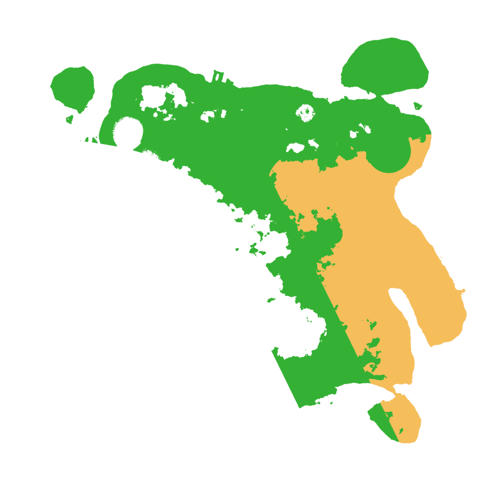 Biome Rust Map: Procedural Map, Size: 3000, Seed: 24667