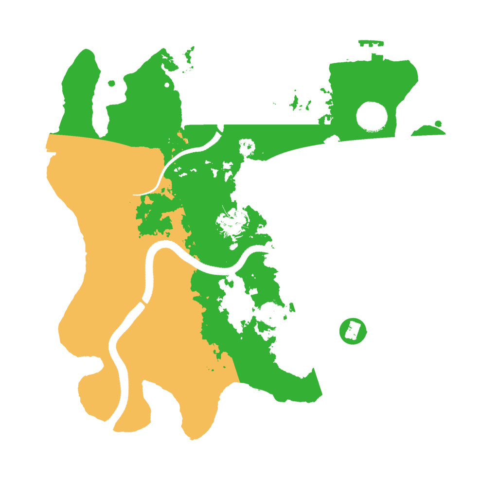 Biome Rust Map: Procedural Map, Size: 3000, Seed: 11082