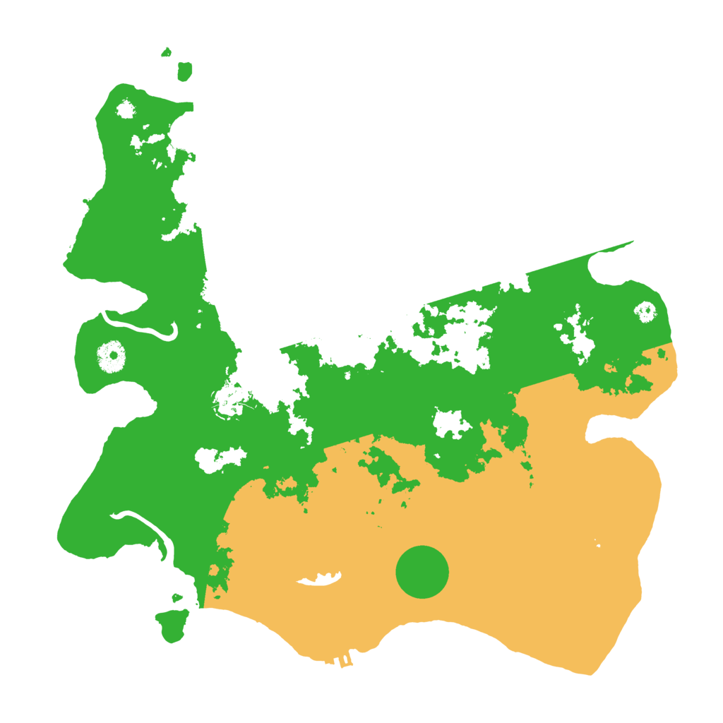 Biome Rust Map: Procedural Map, Size: 3600, Seed: 985333