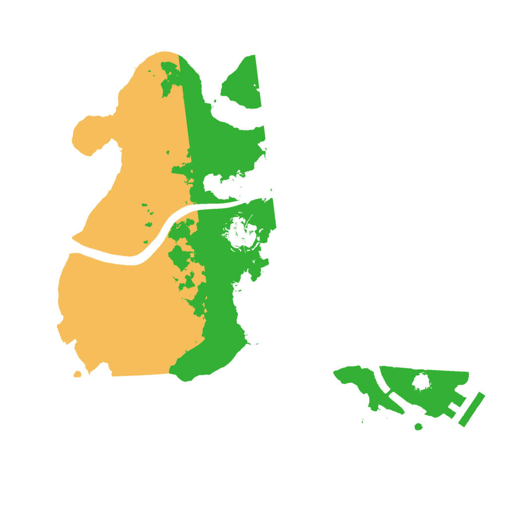 Biome Rust Map: Procedural Map, Size: 2700, Seed: 2333