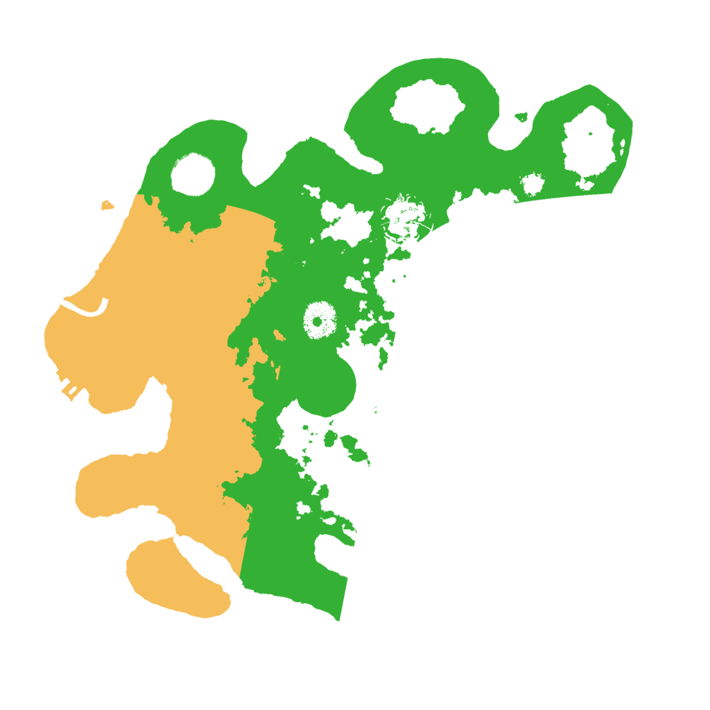 Biome Rust Map: Procedural Map, Size: 3000, Seed: 25346