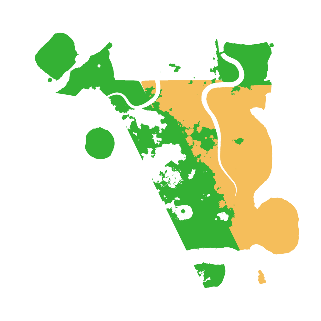 Biome Rust Map: Procedural Map, Size: 3000, Seed: 2121333450