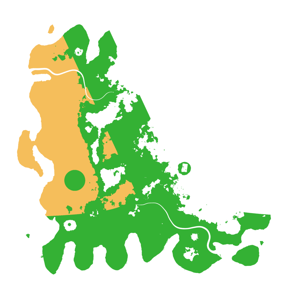 Biome Rust Map: Procedural Map, Size: 3750, Seed: 685457353