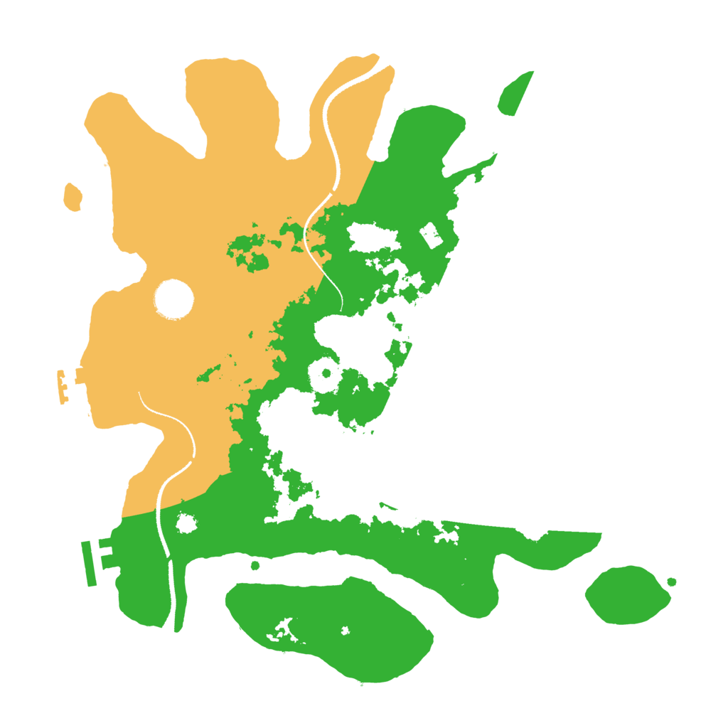 Biome Rust Map: Procedural Map, Size: 3250, Seed: 1139222629