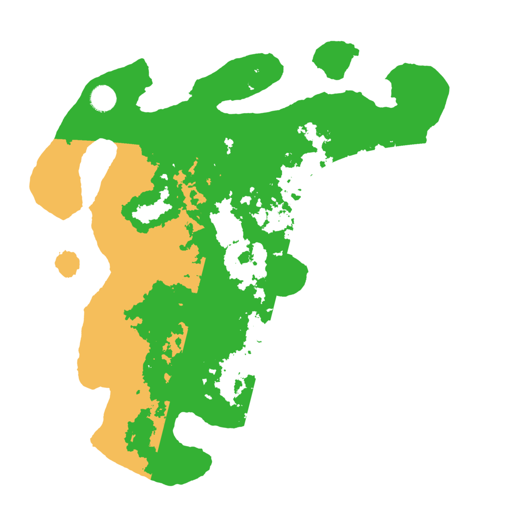 Biome Rust Map: Barren, Size: 3500, Seed: 666293008