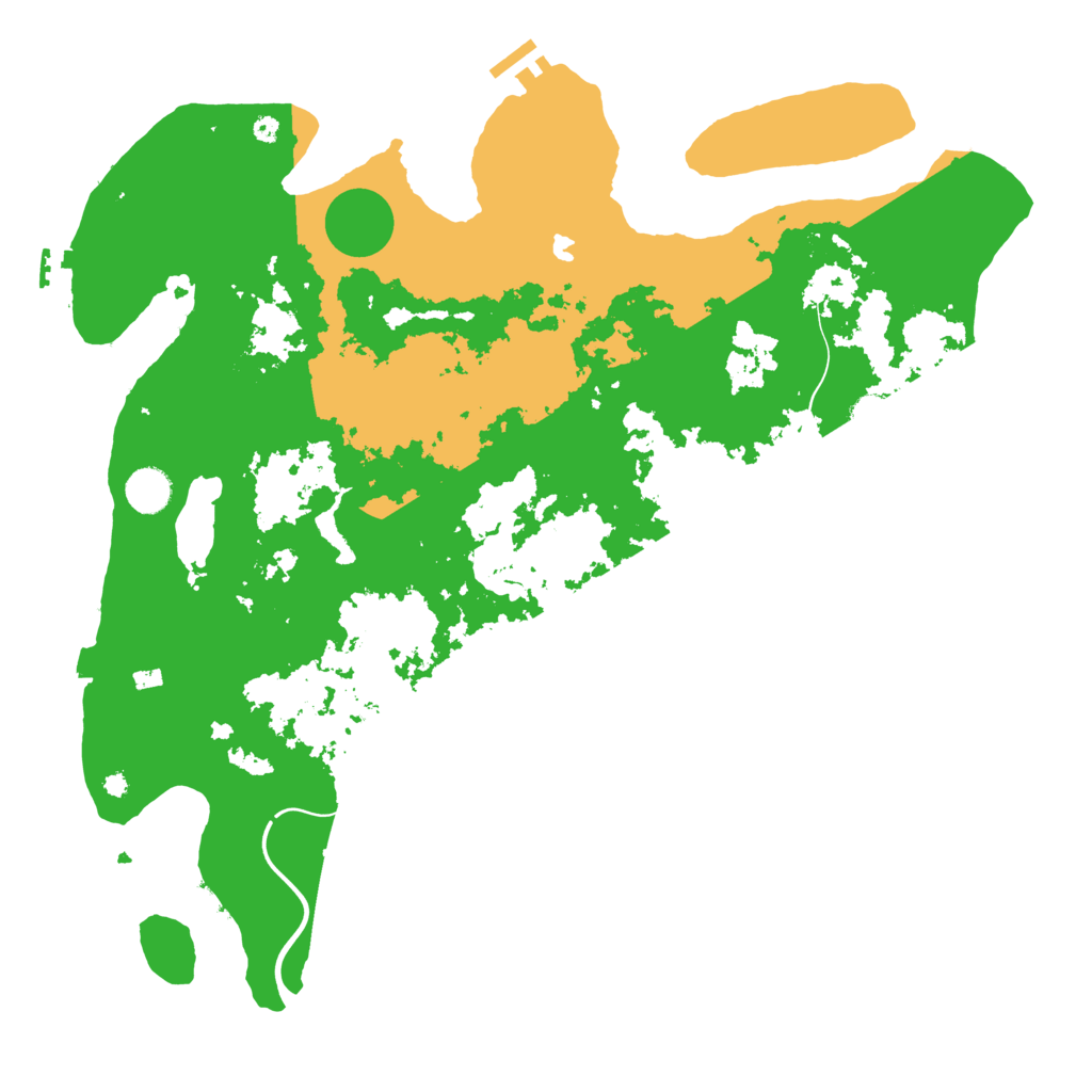 Biome Rust Map: Procedural Map, Size: 4200, Seed: 648280