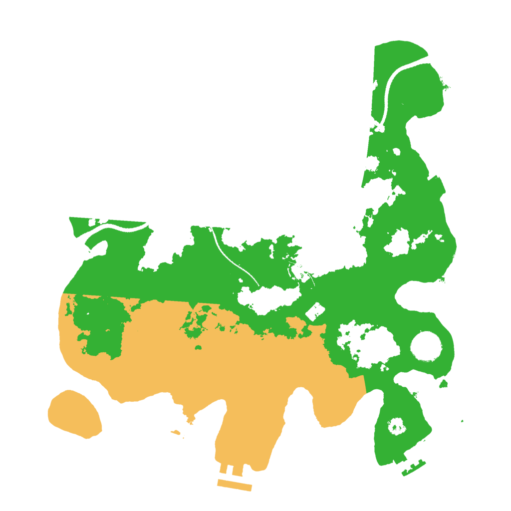 Biome Rust Map: Procedural Map, Size: 3000, Seed: 361031339