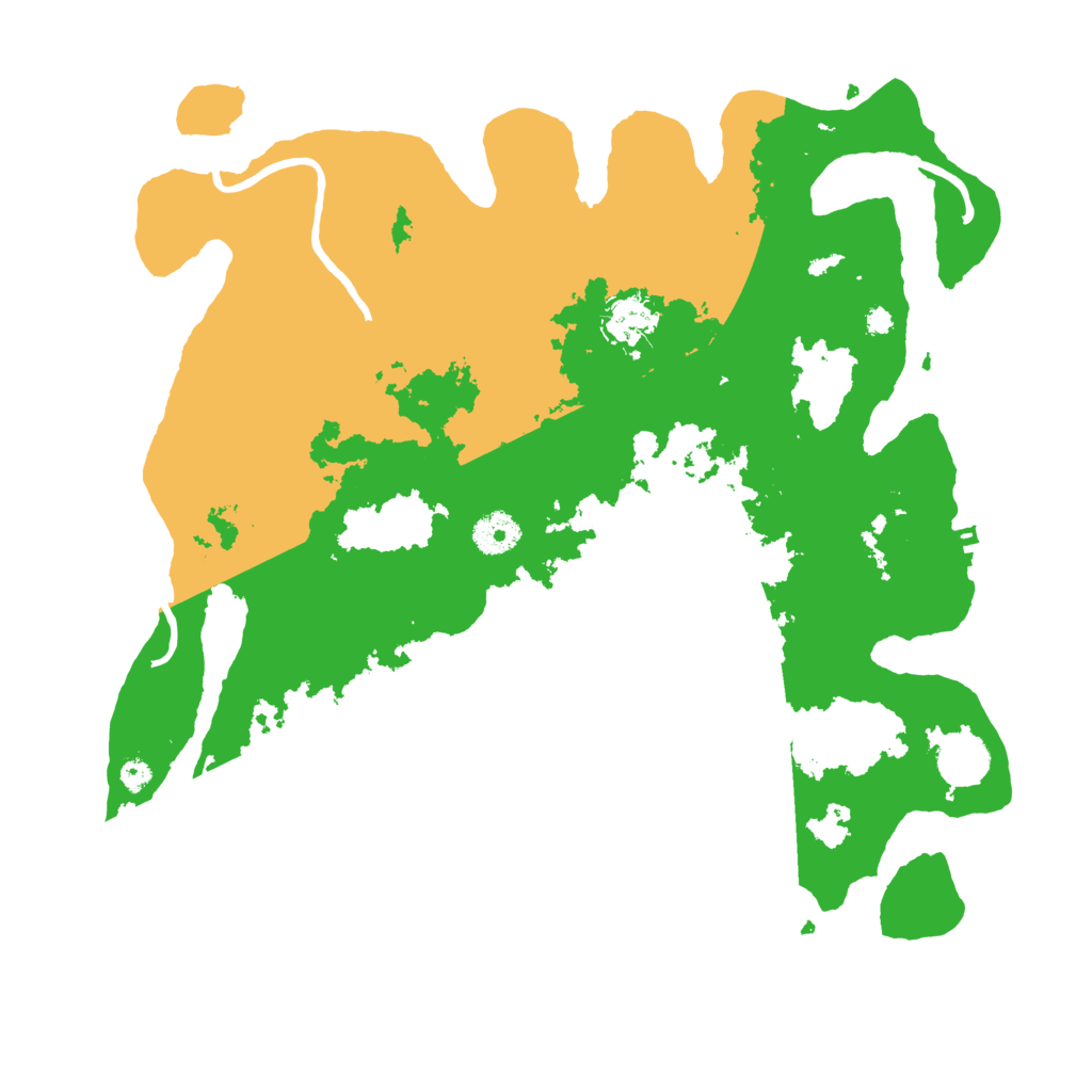 Biome Rust Map: Procedural Map, Size: 3700, Seed: 1834016542