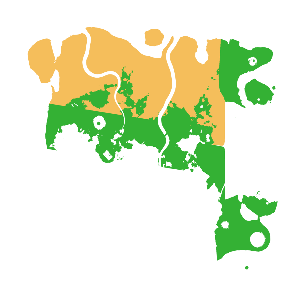 Biome Rust Map: Procedural Map, Size: 3500, Seed: 1494568250