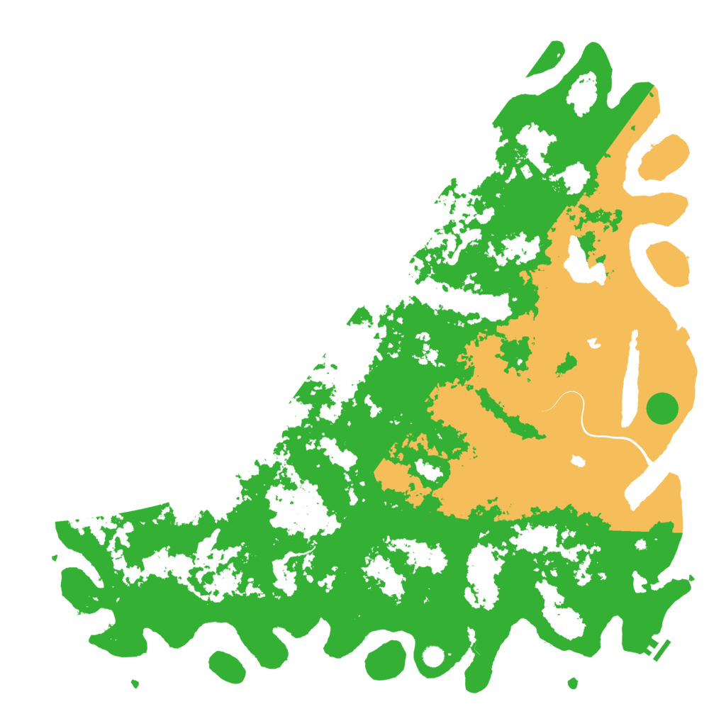 Biome Rust Map: Procedural Map, Size: 6000, Seed: 24255