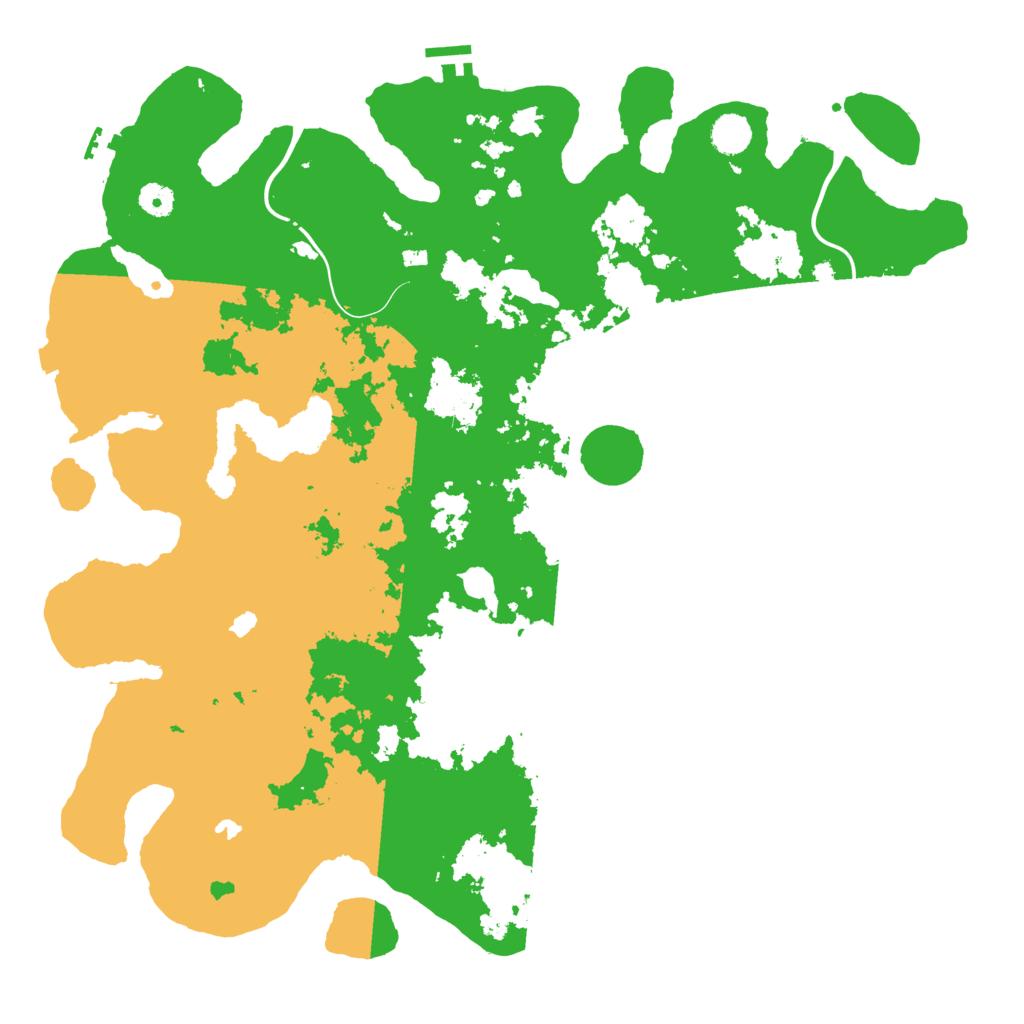 Biome Rust Map: Procedural Map, Size: 4500, Seed: 20093