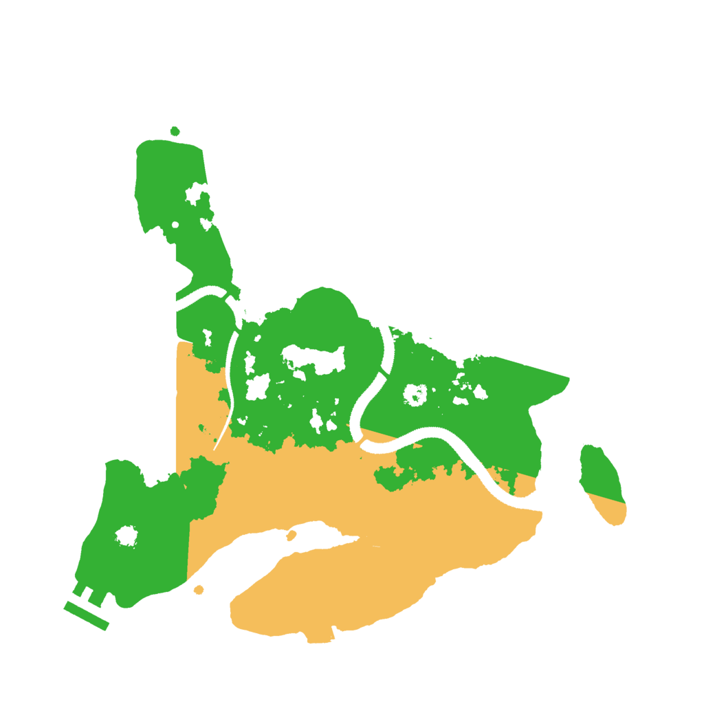 Biome Rust Map: Procedural Map, Size: 3000, Seed: 31855