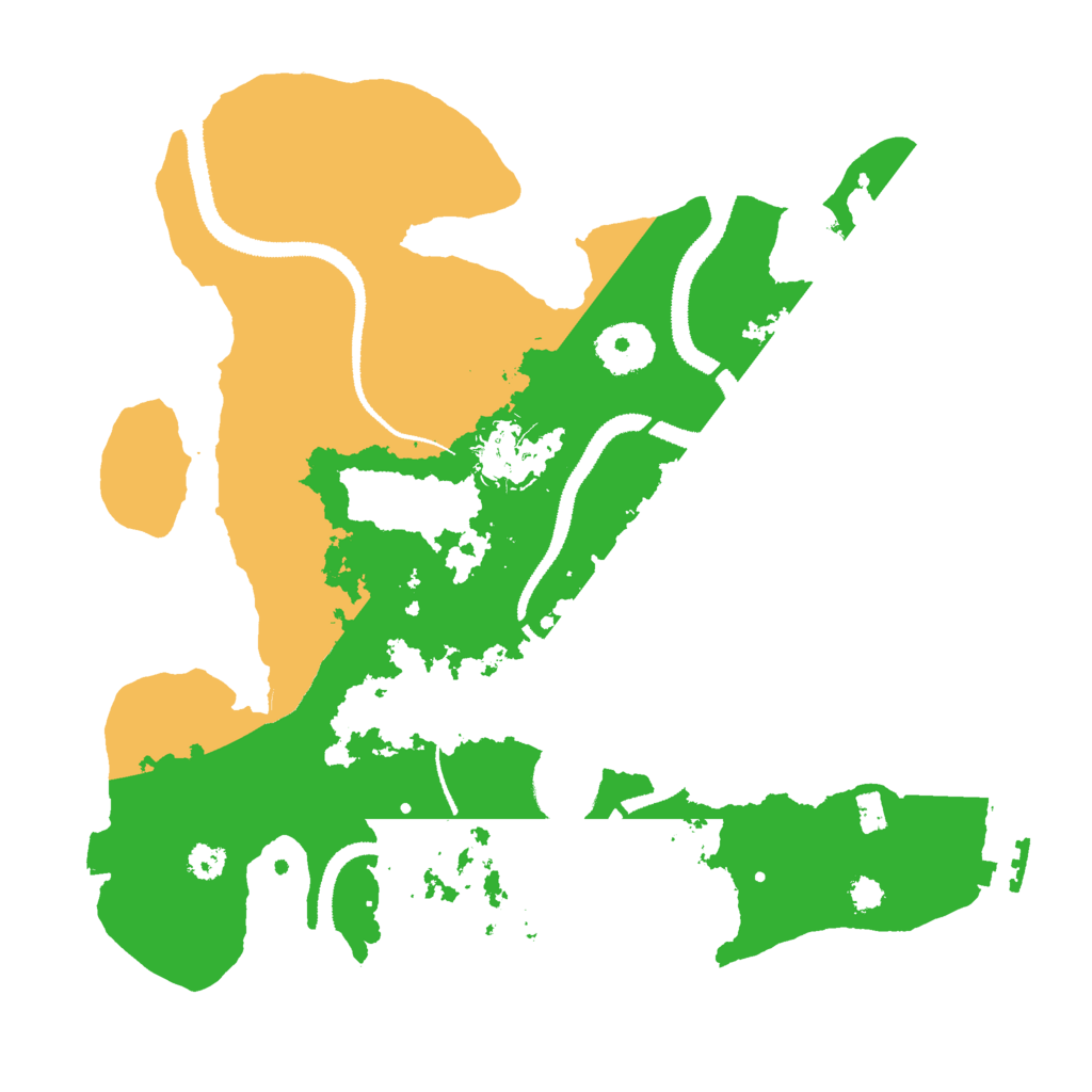 Biome Rust Map: Procedural Map, Size: 3000, Seed: 688442406