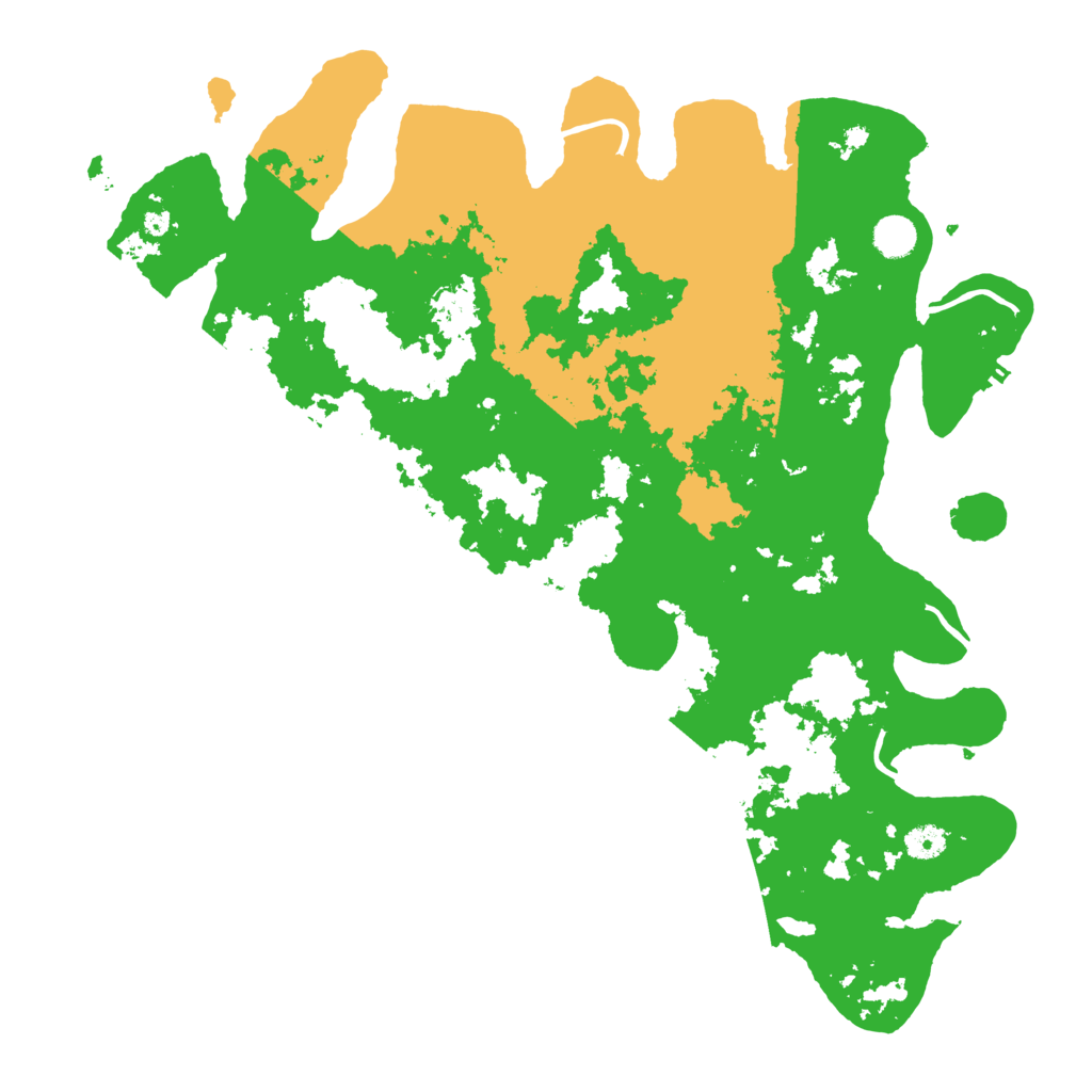 Biome Rust Map: Procedural Map, Size: 4500, Seed: 645409935
