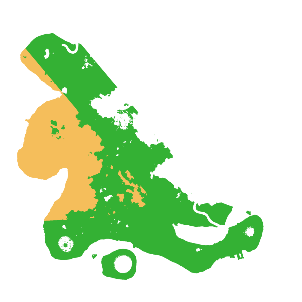 Biome Rust Map: Procedural Map, Size: 3000, Seed: 16934