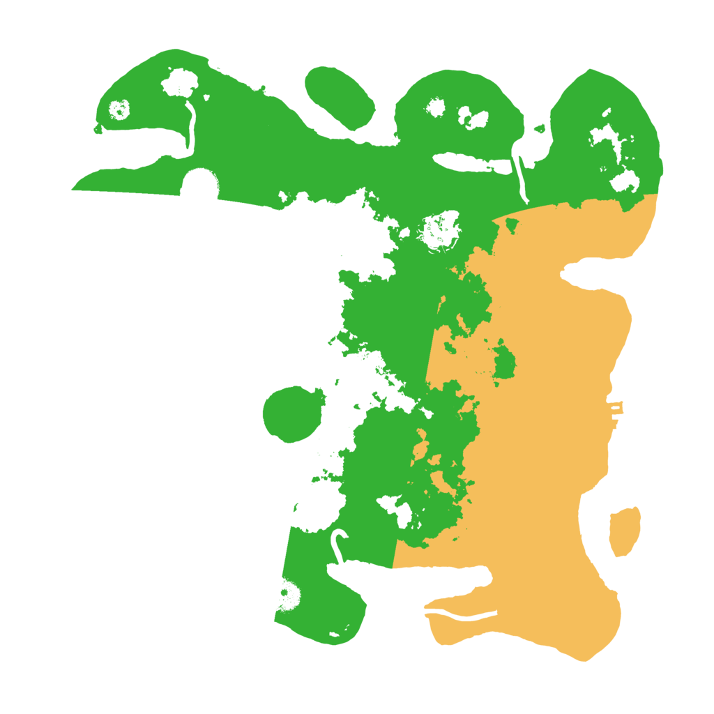 Biome Rust Map: Procedural Map, Size: 3500, Seed: 4834033