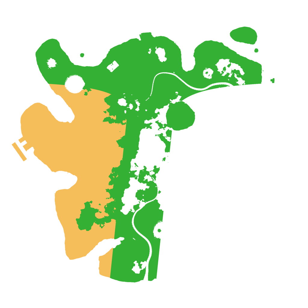Biome Rust Map: Procedural Map, Size: 3000, Seed: 15494