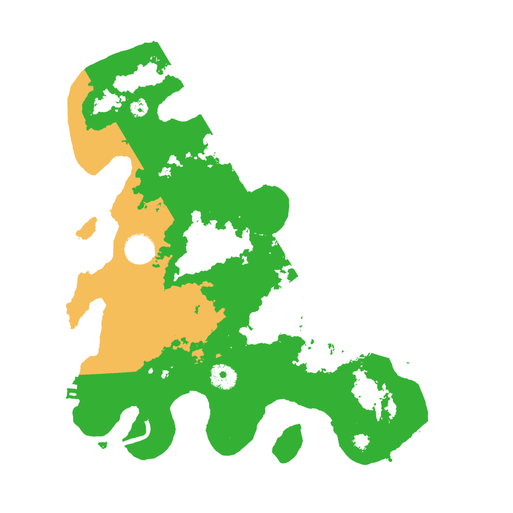 Biome Rust Map: Procedural Map, Size: 3000, Seed: 16601