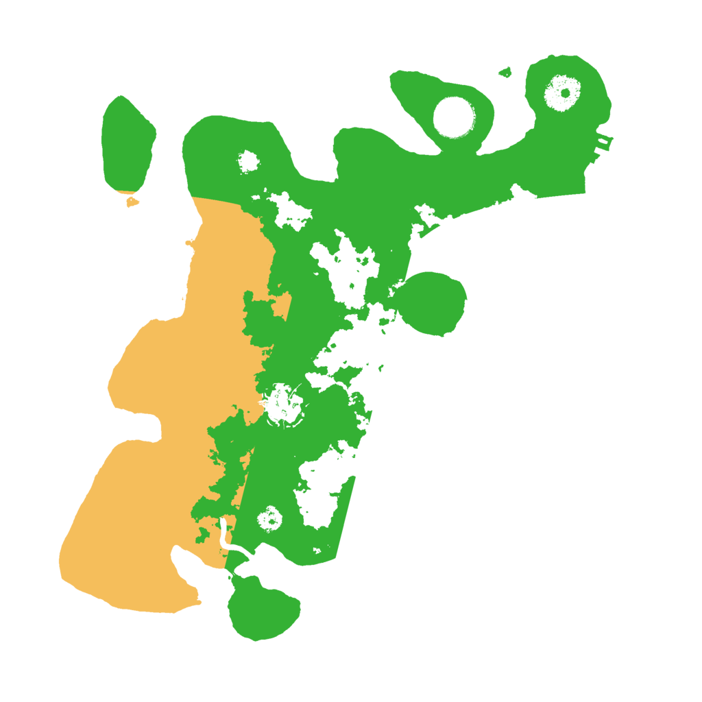 Biome Rust Map: Procedural Map, Size: 3000, Seed: 6850