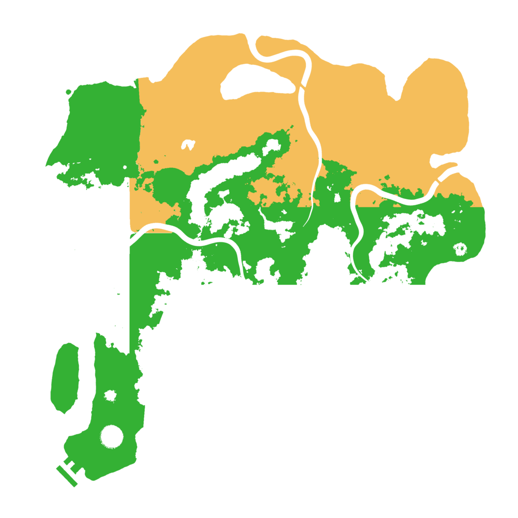 Biome Rust Map: Procedural Map, Size: 4000, Seed: 753186