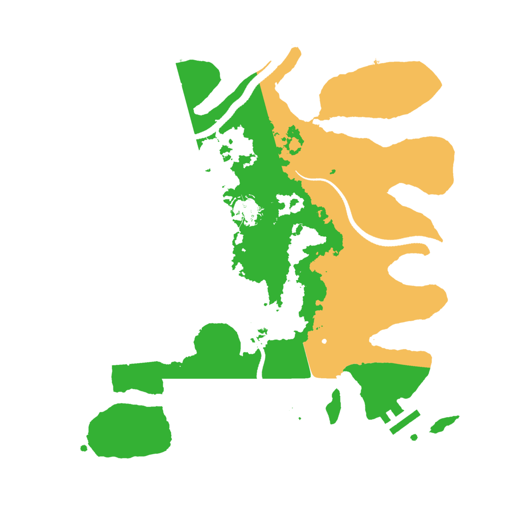 Biome Rust Map: Procedural Map, Size: 3000, Seed: 899531761