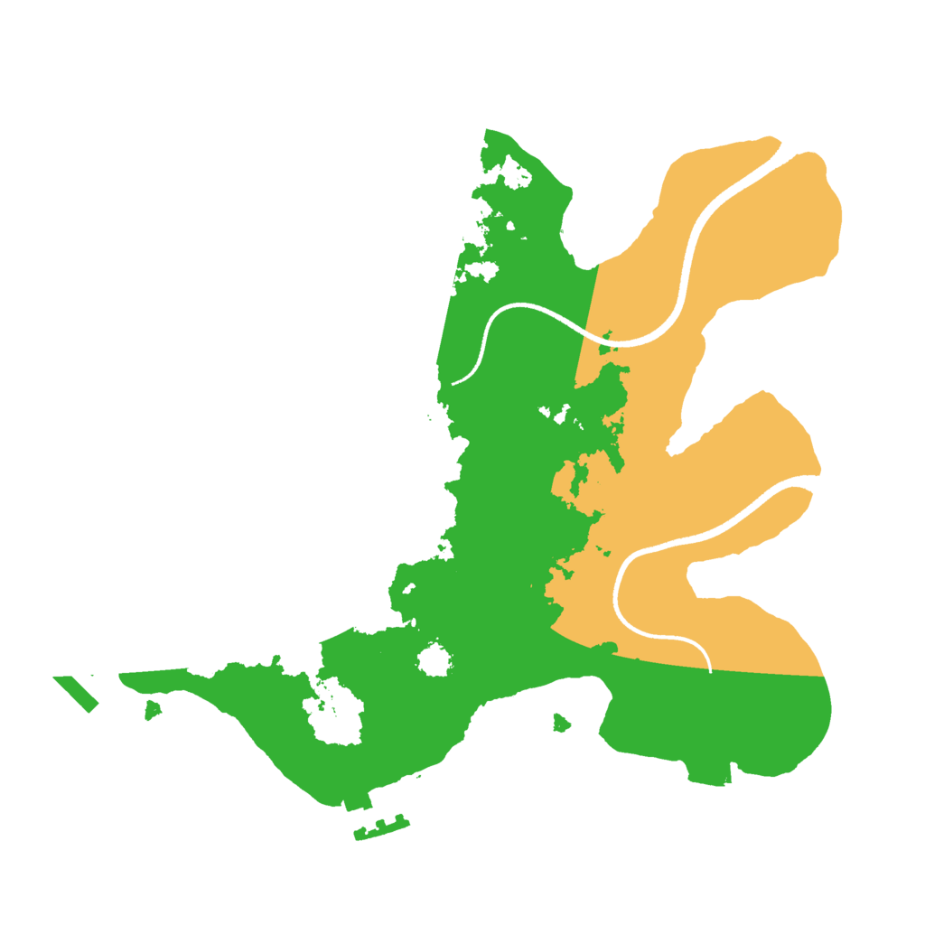 Biome Rust Map: Procedural Map, Size: 2500, Seed: 1427632937
