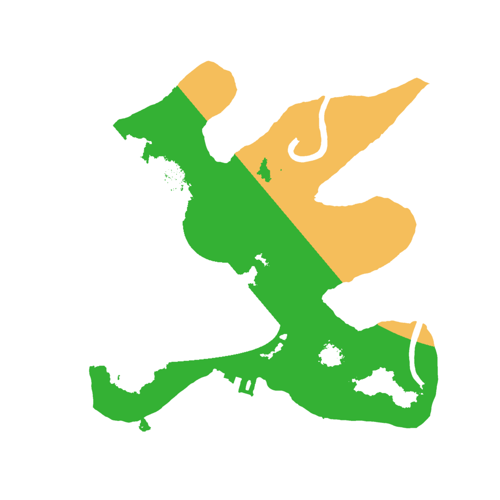 Biome Rust Map: Procedural Map, Size: 2000, Seed: 110864333