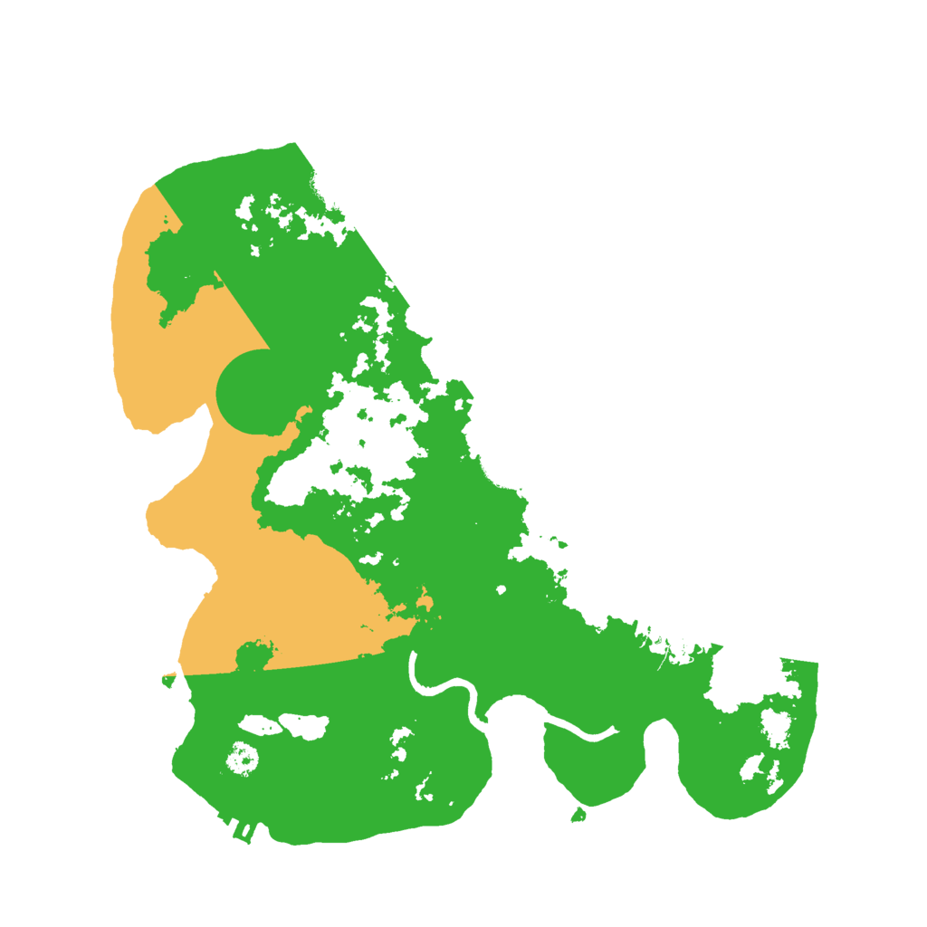 Biome Rust Map: Procedural Map, Size: 3000, Seed: 2705