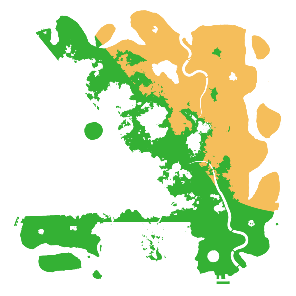 Biome Rust Map: Procedural Map, Size: 4600, Seed: 648320