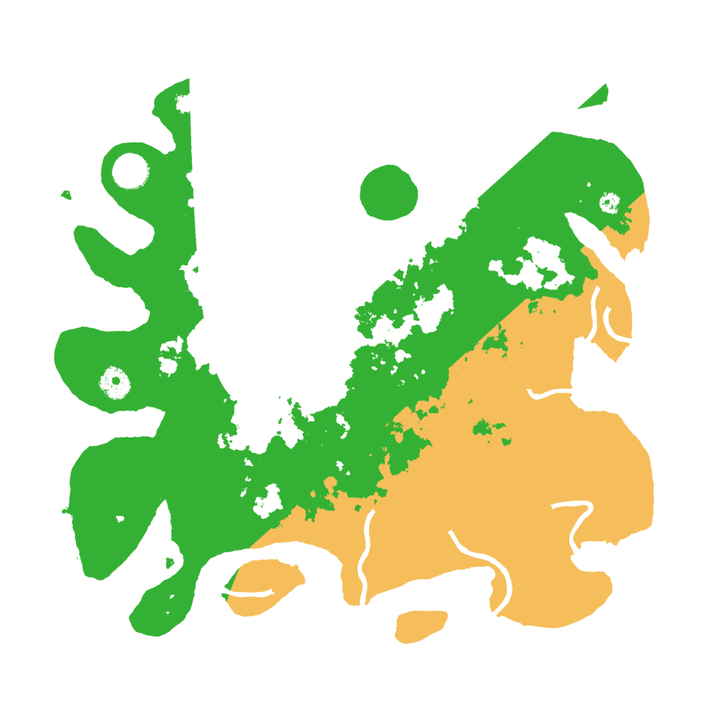 Biome Rust Map: Procedural Map, Size: 3500, Seed: 257567287