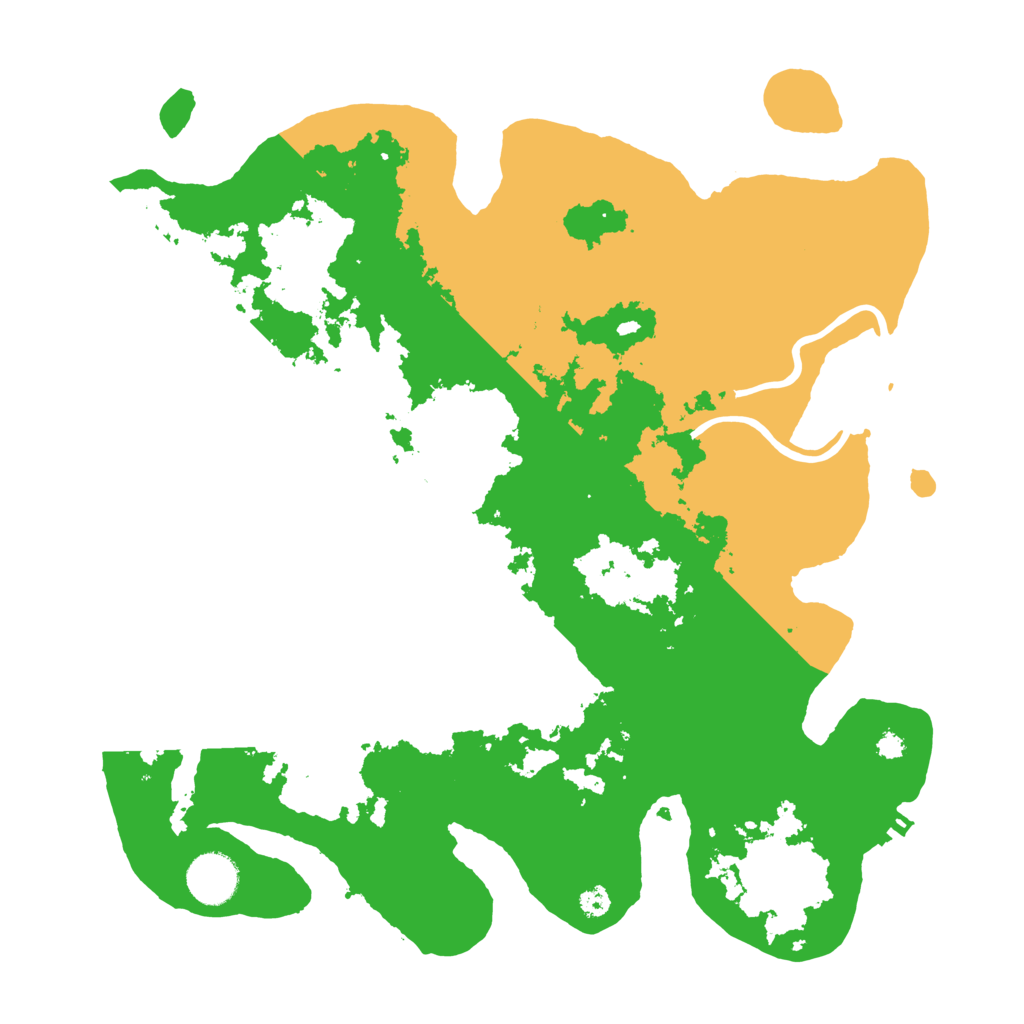 Biome Rust Map: Procedural Map, Size: 3500, Seed: 1404667541