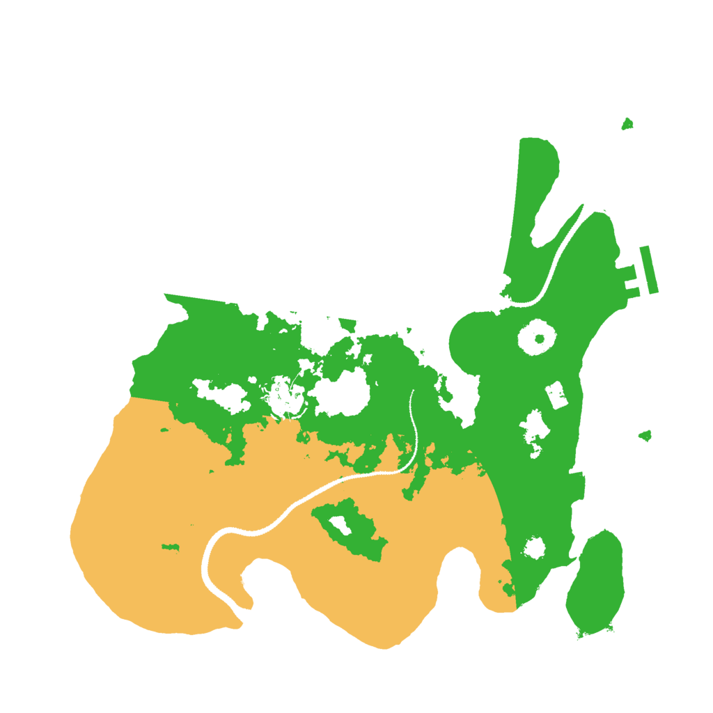 Biome Rust Map: Procedural Map, Size: 3000, Seed: 27294