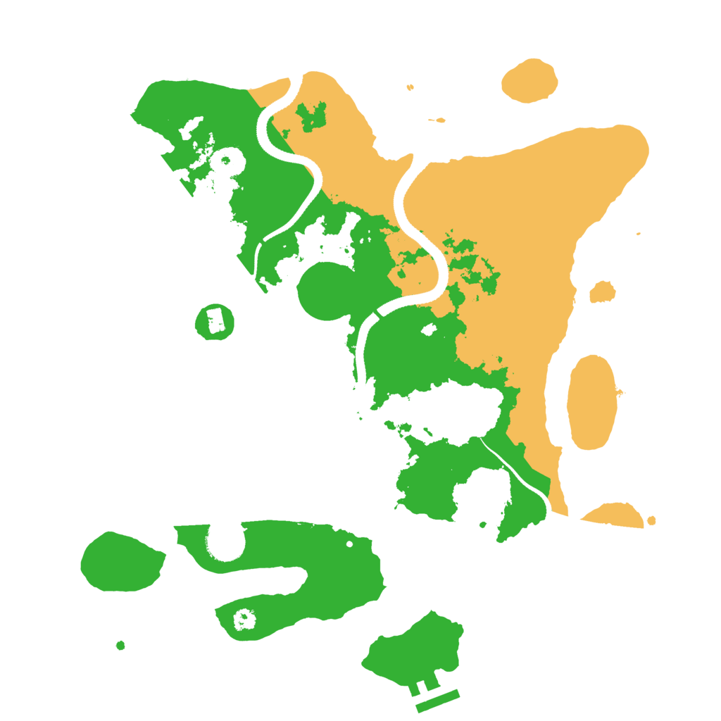 Biome Rust Map: Procedural Map, Size: 3250, Seed: 1276746513