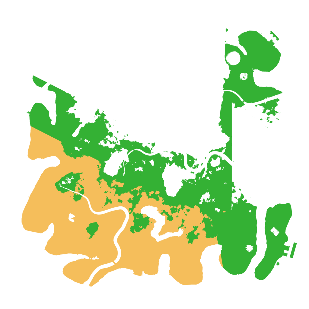 Biome Rust Map: Procedural Map, Size: 4000, Seed: 666111444