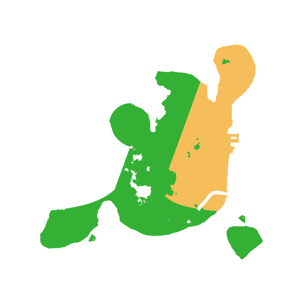 Biome Rust Map: Procedural Map, Size: 2000, Seed: 2342782