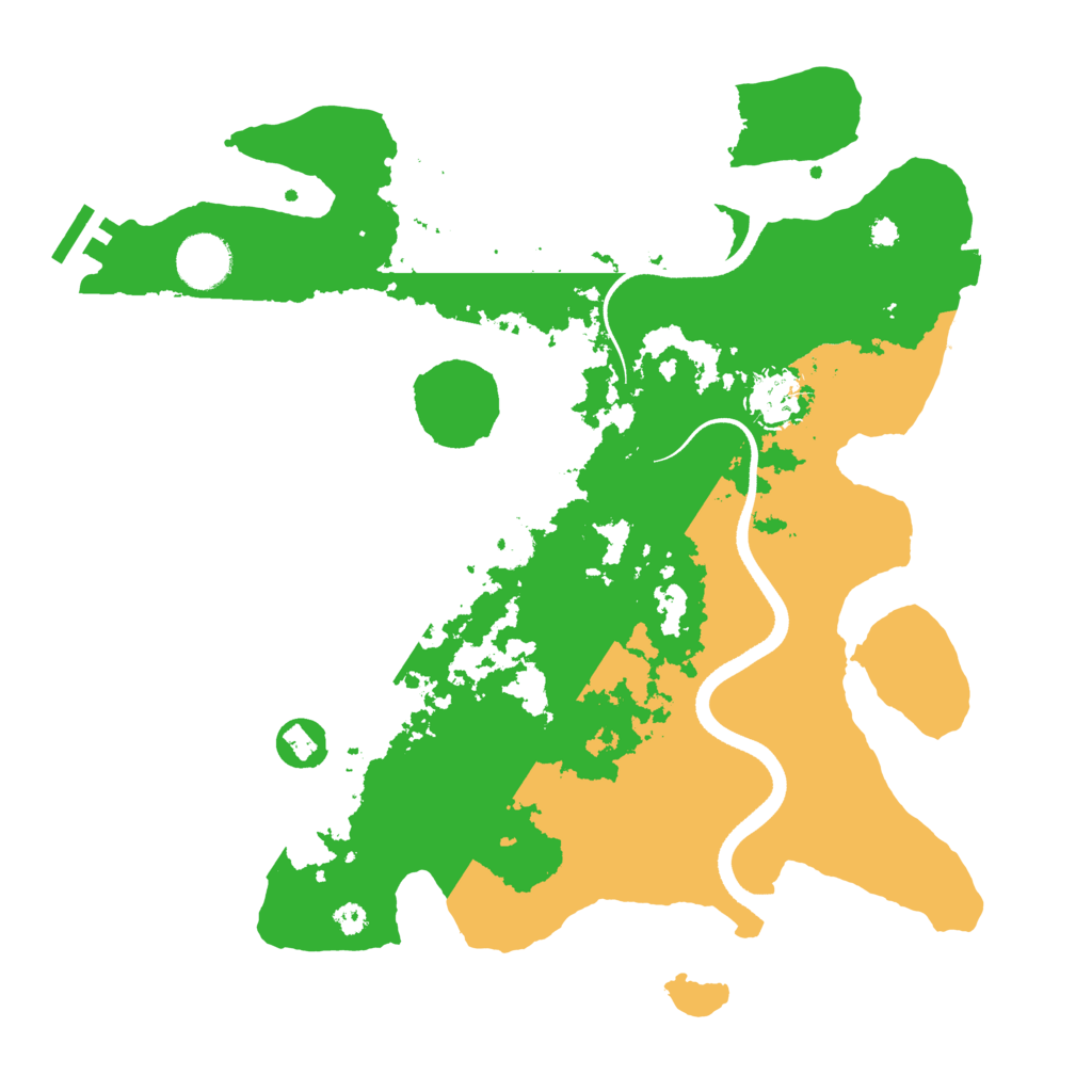 Biome Rust Map: Procedural Map, Size: 3500, Seed: 1961268150